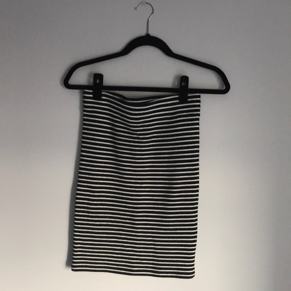 Madewell City Skirt in Stripe